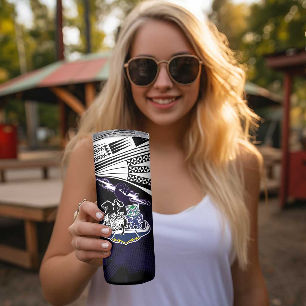 Custom Dragons-Cowboys Combine Storm-Warriors Skinny Tumbler Sport Style Version 01