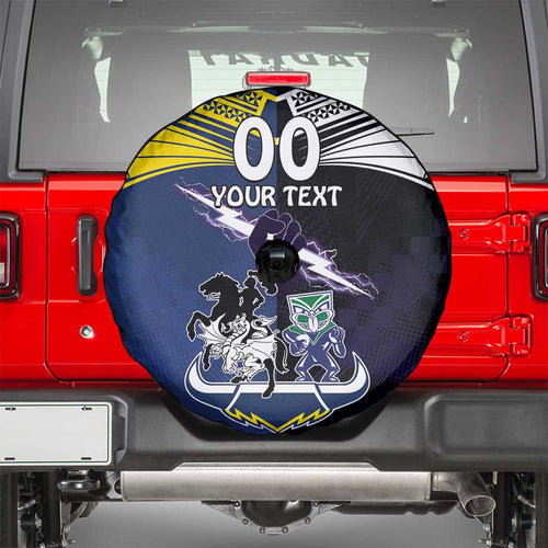 Custom Dragons-Cowboys Combine Storm-Warriors Spare Tire Cover Sport Style Version 01