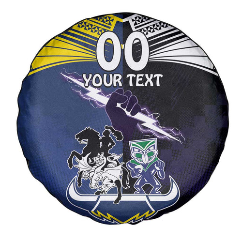 Custom Dragons-Cowboys Combine Storm-Warriors Spare Tire Cover Sport Style Version 01