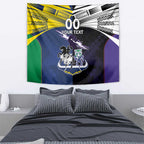 Custom Dragons-Cowboys Combine Storm-Warriors Tapestry Sport Style Version 01