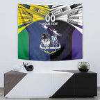 Custom Dragons-Cowboys Combine Storm-Warriors Tapestry Sport Style Version 01