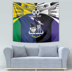 Custom Dragons-Cowboys Combine Storm-Warriors Tapestry Sport Style Version 01