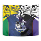 Custom Dragons-Cowboys Combine Storm-Warriors Tapestry Sport Style Version 01