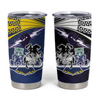 Custom Dragons-Cowboys Combine Storm-Warriors Tumbler Cup Sport Style Version 01
