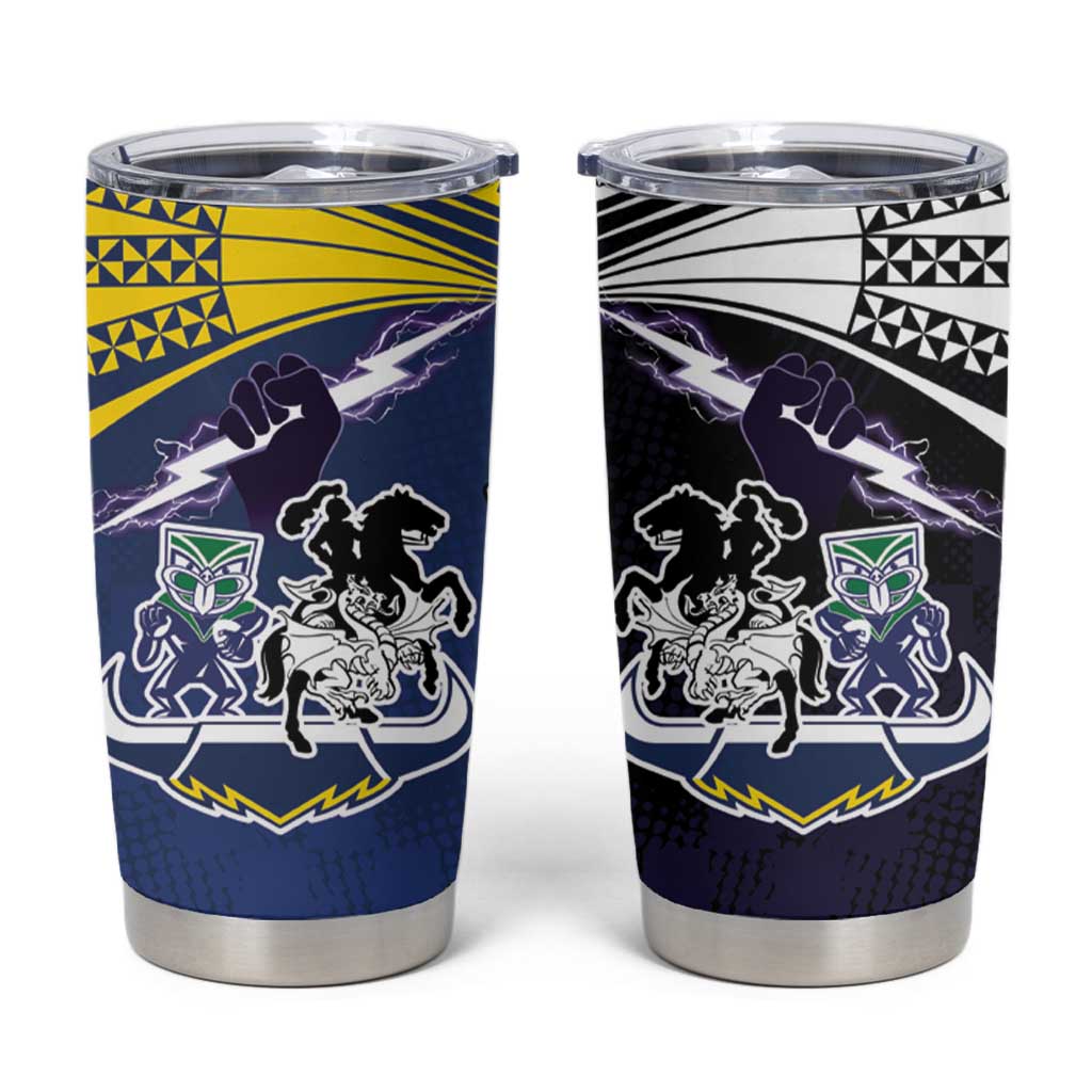Custom Dragons-Cowboys Combine Storm-Warriors Tumbler Cup Sport Style Version 01