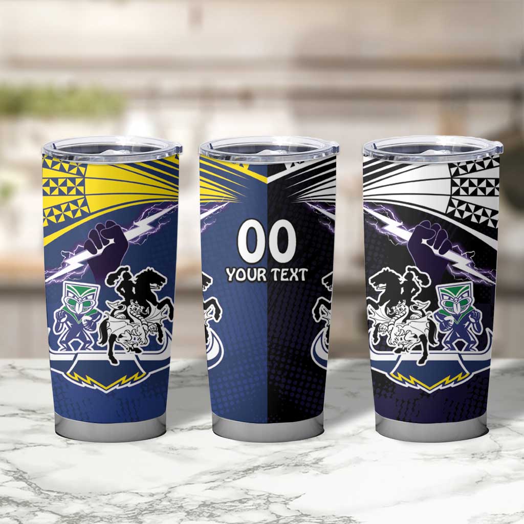 Custom Dragons-Cowboys Combine Storm-Warriors Tumbler Cup Sport Style Version 01