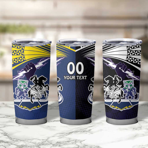 Custom Dragons-Cowboys Combine Storm-Warriors Tumbler Cup Sport Style Version 01