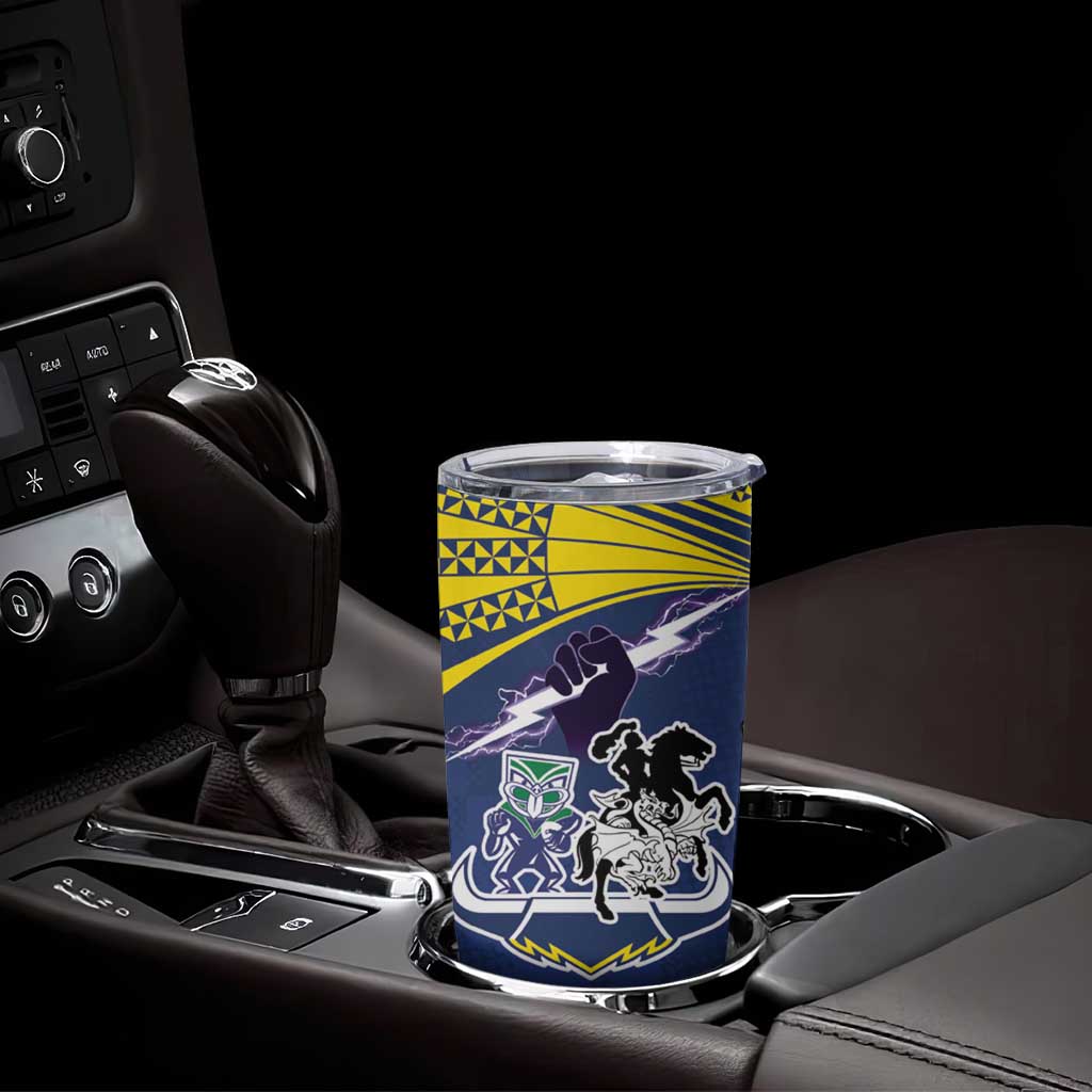 Custom Dragons-Cowboys Combine Storm-Warriors Tumbler Cup Sport Style Version 01