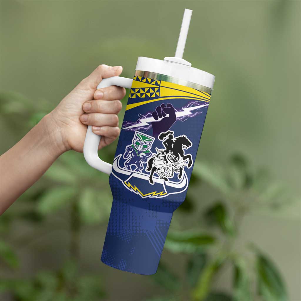 Custom Dragons-Cowboys Combine Storm-Warriors Tumbler With Handle Sport Style Version 01