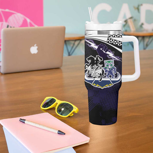 Custom Dragons-Cowboys Combine Storm-Warriors Tumbler With Handle Sport Style Version 01