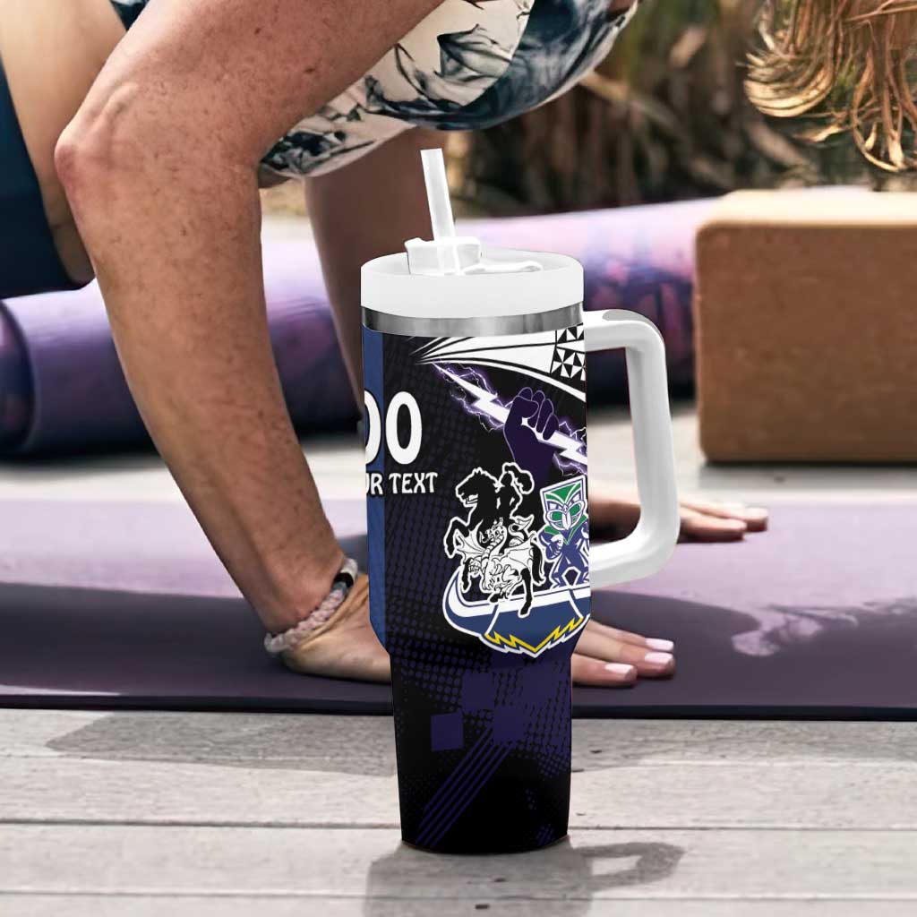 Custom Dragons-Cowboys Combine Storm-Warriors Tumbler With Handle Sport Style Version 01