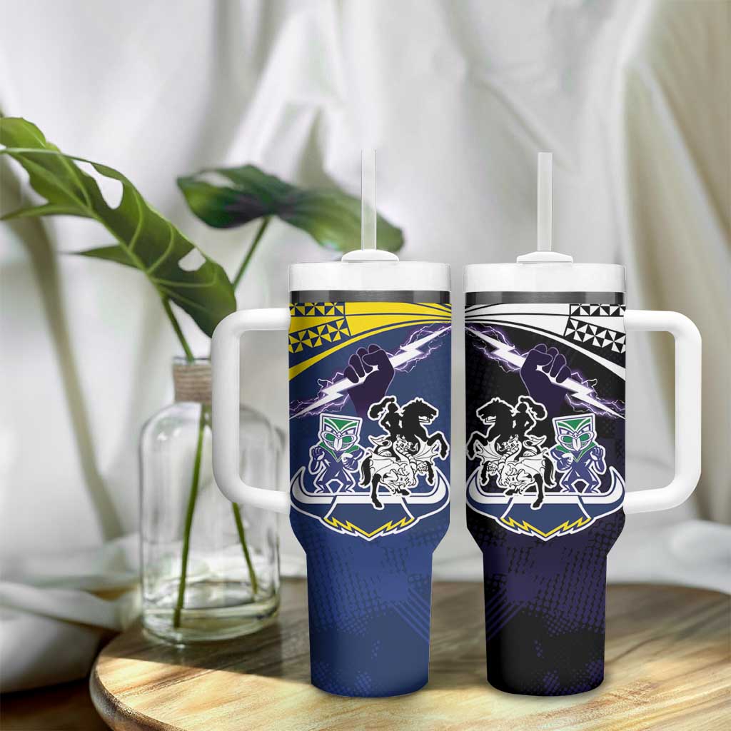Custom Dragons-Cowboys Combine Storm-Warriors Tumbler With Handle Sport Style Version 01