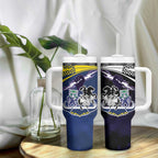 Custom Dragons-Cowboys Combine Storm-Warriors Tumbler With Handle Sport Style Version 01