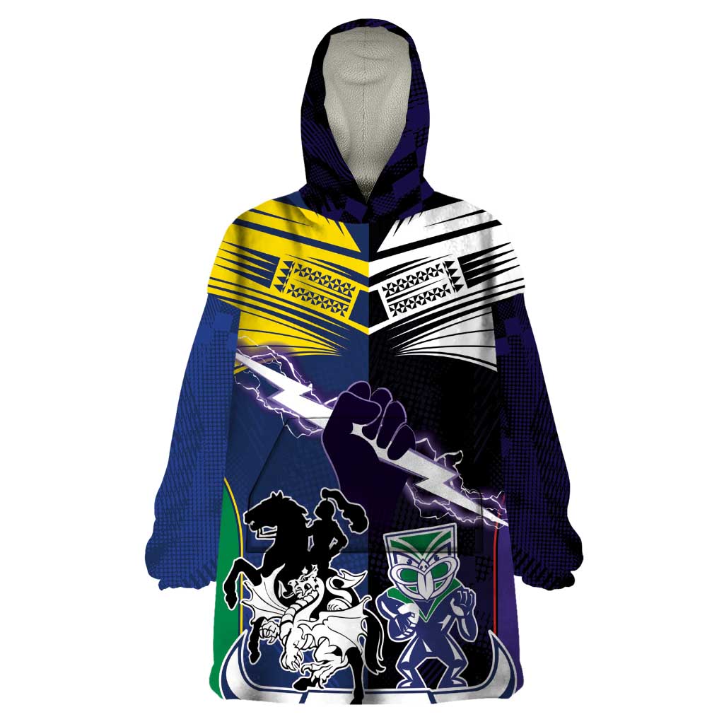 Custom Dragons-Cowboys Combine Storm-Warriors Wearable Blanket Hoodie Sport Style Version 01