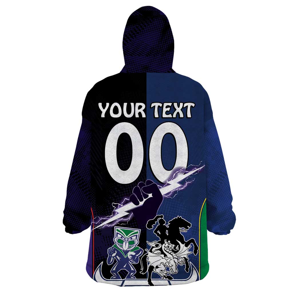 Custom Dragons-Cowboys Combine Storm-Warriors Wearable Blanket Hoodie Sport Style Version 01
