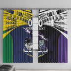Custom Dragons-Cowboys Combine Storm-Warriors Window Curtain Sport Style Version 01
