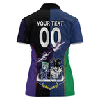Custom Dragons-Cowboys Combine Storm-Warriors Women Polo Shirt Sport Style Version 01