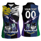Custom Dragons-Cowboys Combine Storm-Warriors Women Sleeveless Polo Shirt Sport Style Version 01