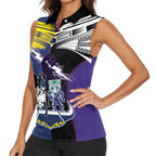 Custom Dragons-Cowboys Combine Storm-Warriors Women Sleeveless Polo Shirt Sport Style Version 01