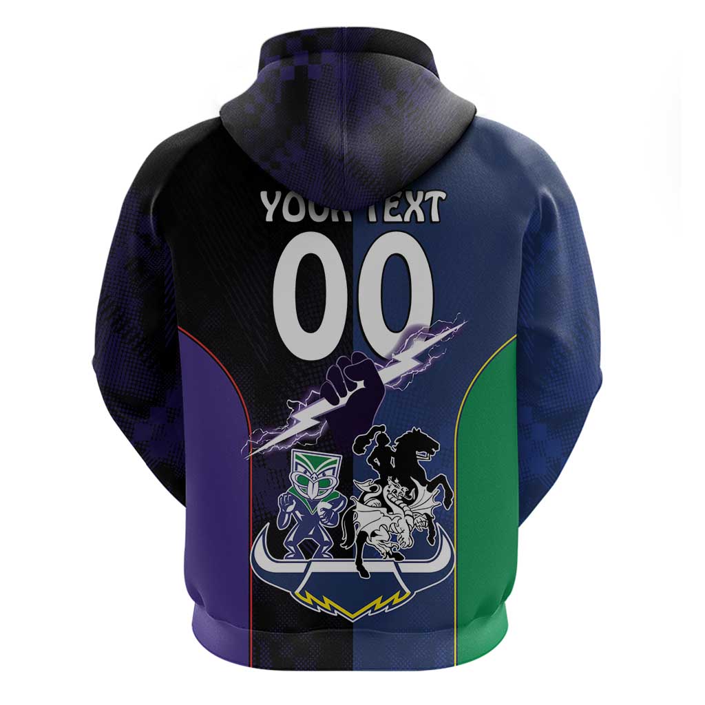 Custom Dragons-Cowboys Combine Storm-Warriors Zip Hoodie Sport Style Version 01