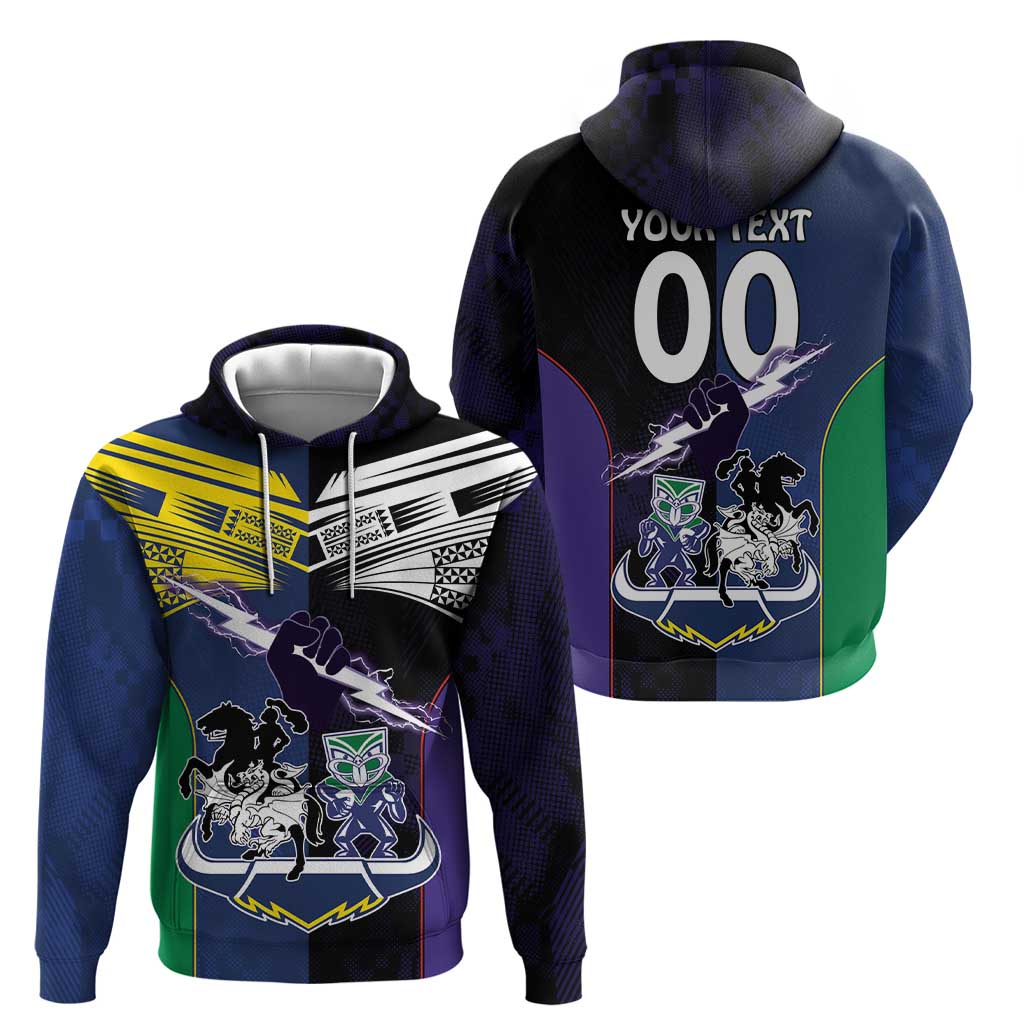 Custom Dragons-Cowboys Combine Storm-Warriors Zip Hoodie Sport Style Version 01