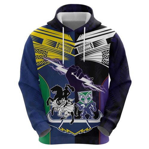 Custom Dragons-Cowboys Combine Storm-Warriors Zip Hoodie Sport Style Version 01