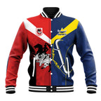 Custom Dragons-Cowboys Combine Storm-Warriors Baseball Jacket Sport Style Version 02