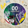 Custom Dragons-Cowboys Combine Storm-Warriors Beach Blanket Sport Style Version 02
