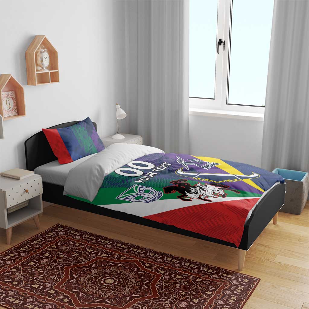 Custom Dragons-Cowboys Combine Storm-Warriors Bedding Set Sport Style Version 02