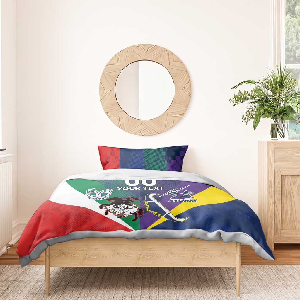 Custom Dragons-Cowboys Combine Storm-Warriors Bedding Set Sport Style Version 02