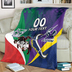 Custom Dragons-Cowboys Combine Storm-Warriors Blanket Sport Style Version 02