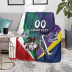 Custom Dragons-Cowboys Combine Storm-Warriors Blanket Sport Style Version 02