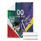 Custom Dragons-Cowboys Combine Storm-Warriors Blanket Sport Style Version 02