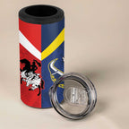 Custom Dragons-Cowboys Combine Storm-Warriors 4 in 1 Can Cooler Tumbler Sport Style Version 02
