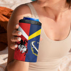 Custom Dragons-Cowboys Combine Storm-Warriors 4 in 1 Can Cooler Tumbler Sport Style Version 02