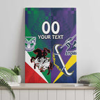 Custom Dragons-Cowboys Combine Storm-Warriors Canvas Wall Art Sport Style Version 02