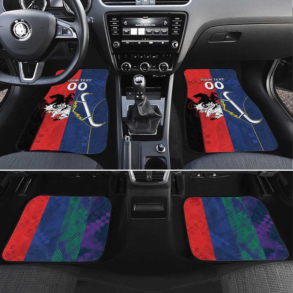 Custom Dragons-Cowboys Combine Storm-Warriors Car Mats Sport Style Version 02
