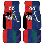 Custom Dragons-Cowboys Combine Storm-Warriors Car Mats Sport Style Version 02