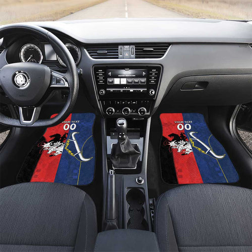 Custom Dragons-Cowboys Combine Storm-Warriors Car Mats Sport Style Version 02