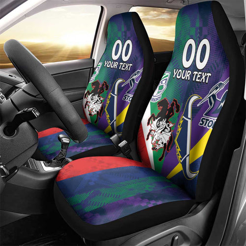 Custom Dragons-Cowboys Combine Storm-Warriors Car Seat Cover Sport Style Version 02