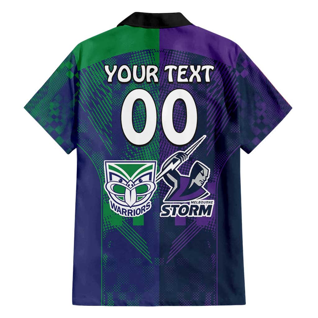 Custom Dragons-Cowboys Combine Storm-Warriors Family Matching Long Sleeve Bodycon Dress and Hawaiian Shirt Sport Style Version 02