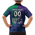 Custom Dragons-Cowboys Combine Storm-Warriors Family Matching Mermaid Dress and Hawaiian Shirt Sport Style Version 02