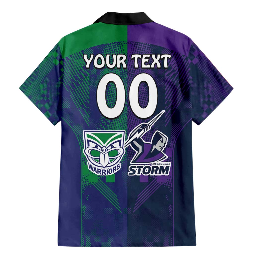 Custom Dragons-Cowboys Combine Storm-Warriors Family Matching Mermaid Dress and Hawaiian Shirt Sport Style Version 02