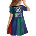 Custom Dragons-Cowboys Combine Storm-Warriors Family Matching Tank Maxi Dress and Hawaiian Shirt Sport Style Version 02