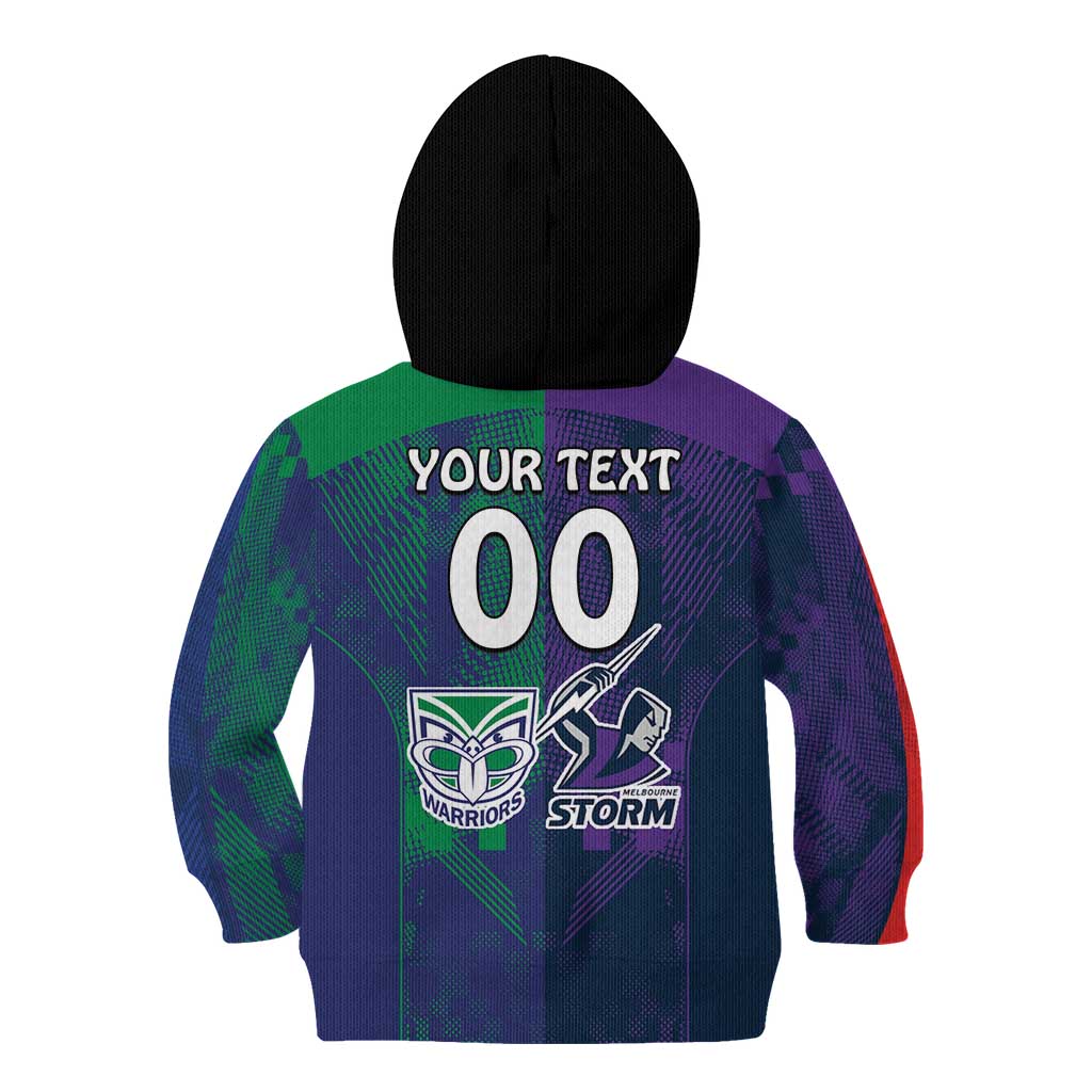 Custom Dragons-Cowboys Combine Storm-Warriors Kid Hoodie Sport Style Version 02