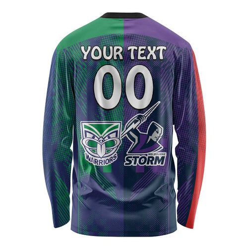 Custom Dragons-Cowboys Combine Storm-Warriors Long Sleeve Shirt Sport Style Version 02