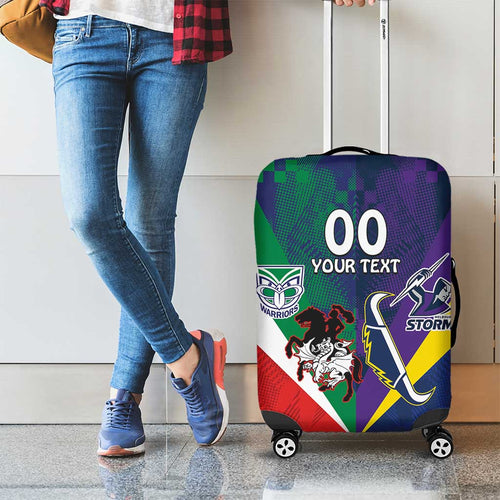 Custom Dragons-Cowboys Combine Storm-Warriors Luggage Cover Sport Style Version 02