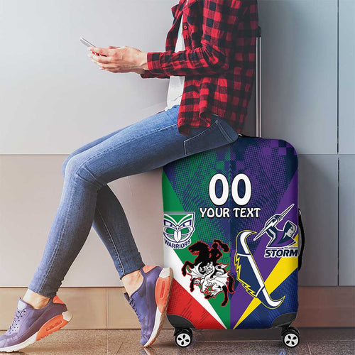 Custom Dragons-Cowboys Combine Storm-Warriors Luggage Cover Sport Style Version 02