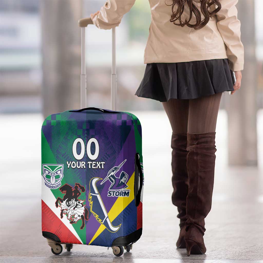 Custom Dragons-Cowboys Combine Storm-Warriors Luggage Cover Sport Style Version 02