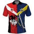 Custom Dragons-Cowboys Combine Storm-Warriors Polo Shirt Sport Style Version 02